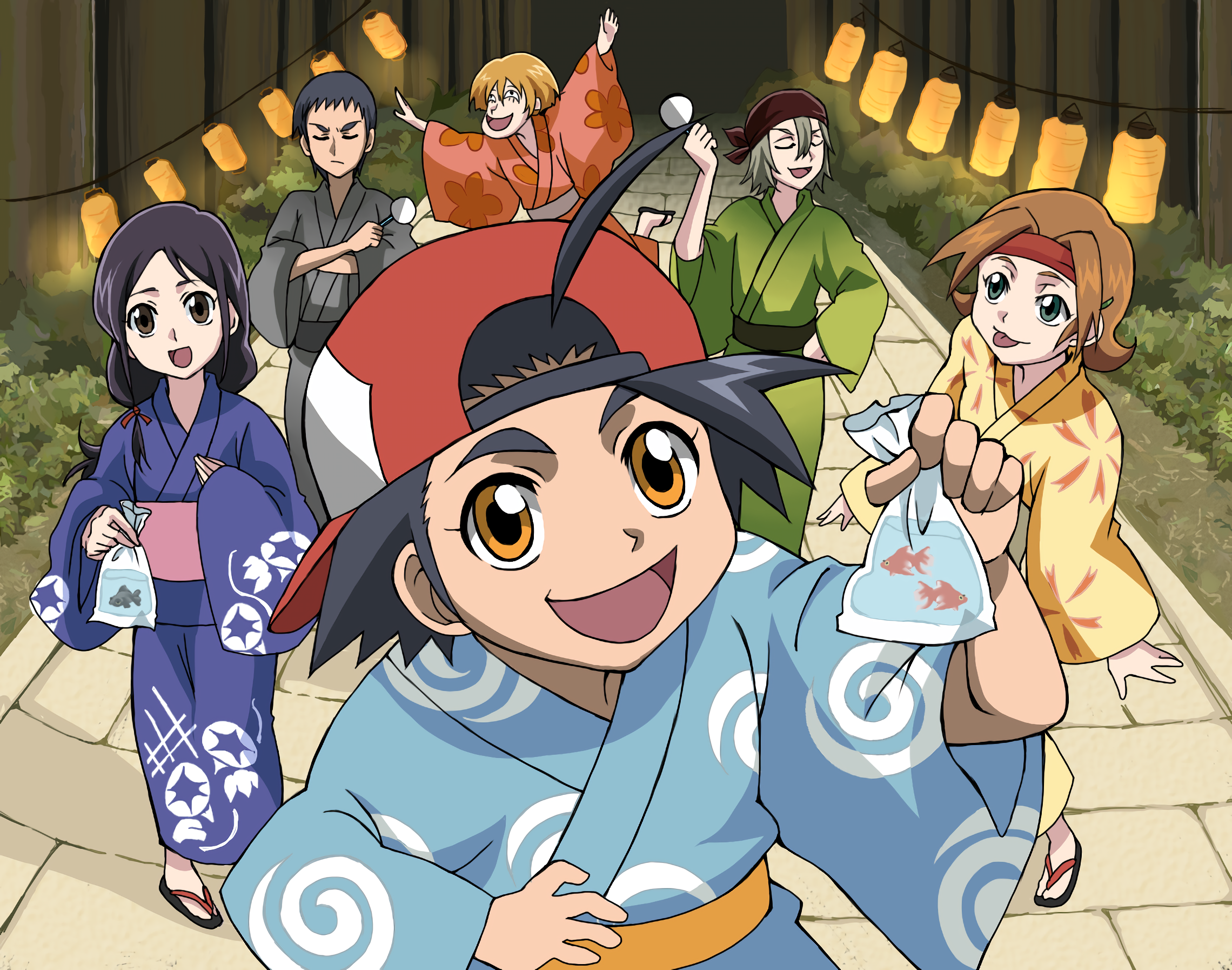 Anime Bakegyamon HD Wallpaper | Background Image