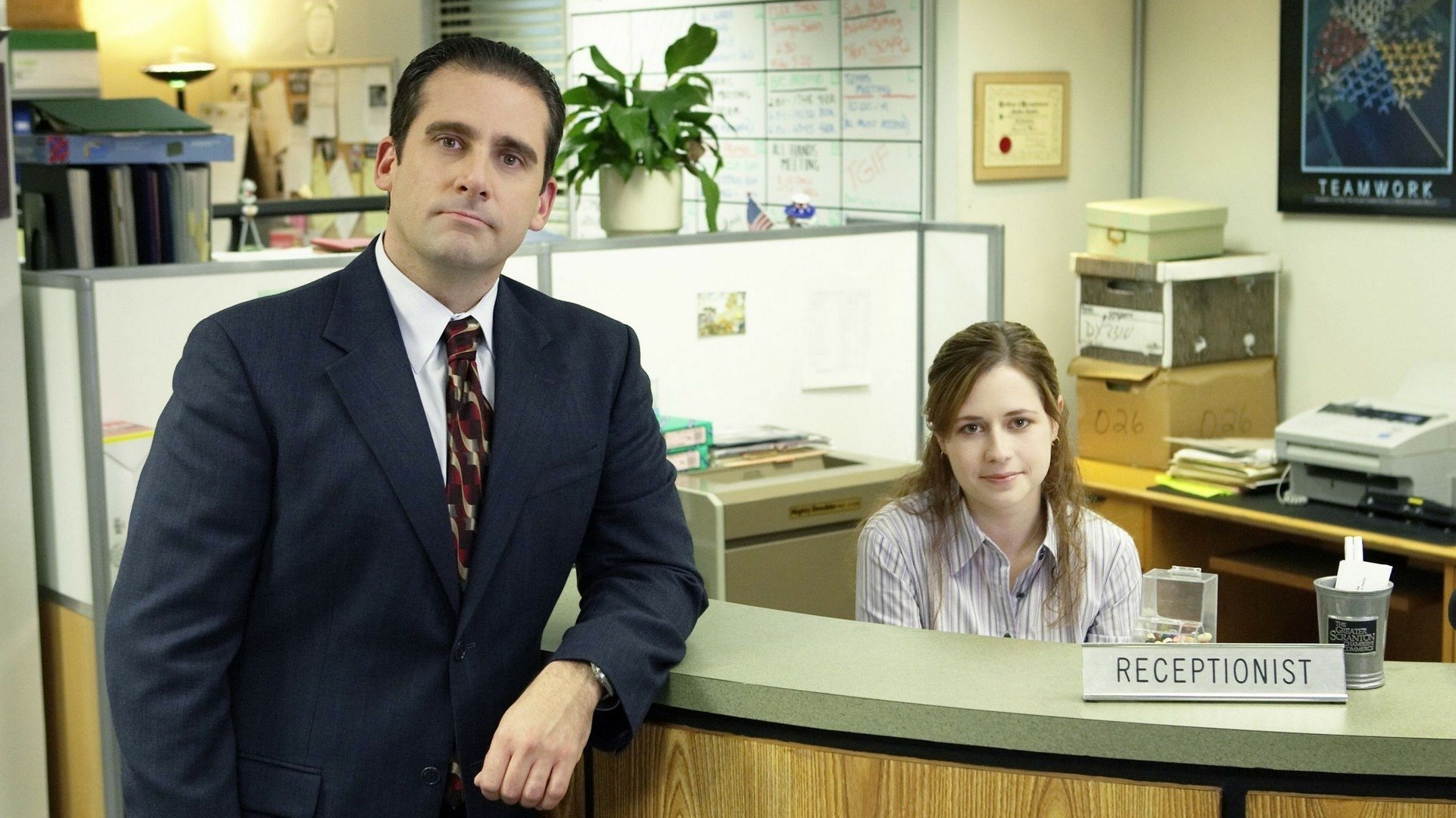 Download Michael Scott Steve Carell Pam Beesly Jenna Fischer TV Show