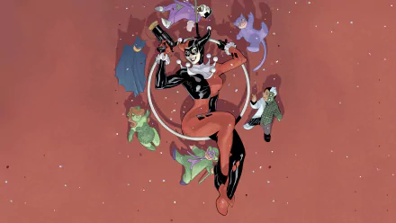 Comic Harley Quinn HD Desktop Wallpaper | Background Image