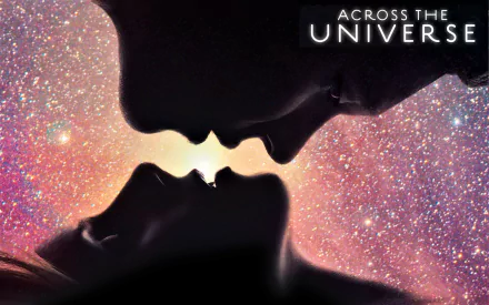 star silhouette sparkles love couple movie Across The Universe HD Desktop Wallpaper | Background Image