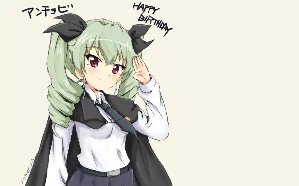 Anchovy (Girls und Panzer) Anime Girls und Panzer HD Desktop Wallpaper | Background Image