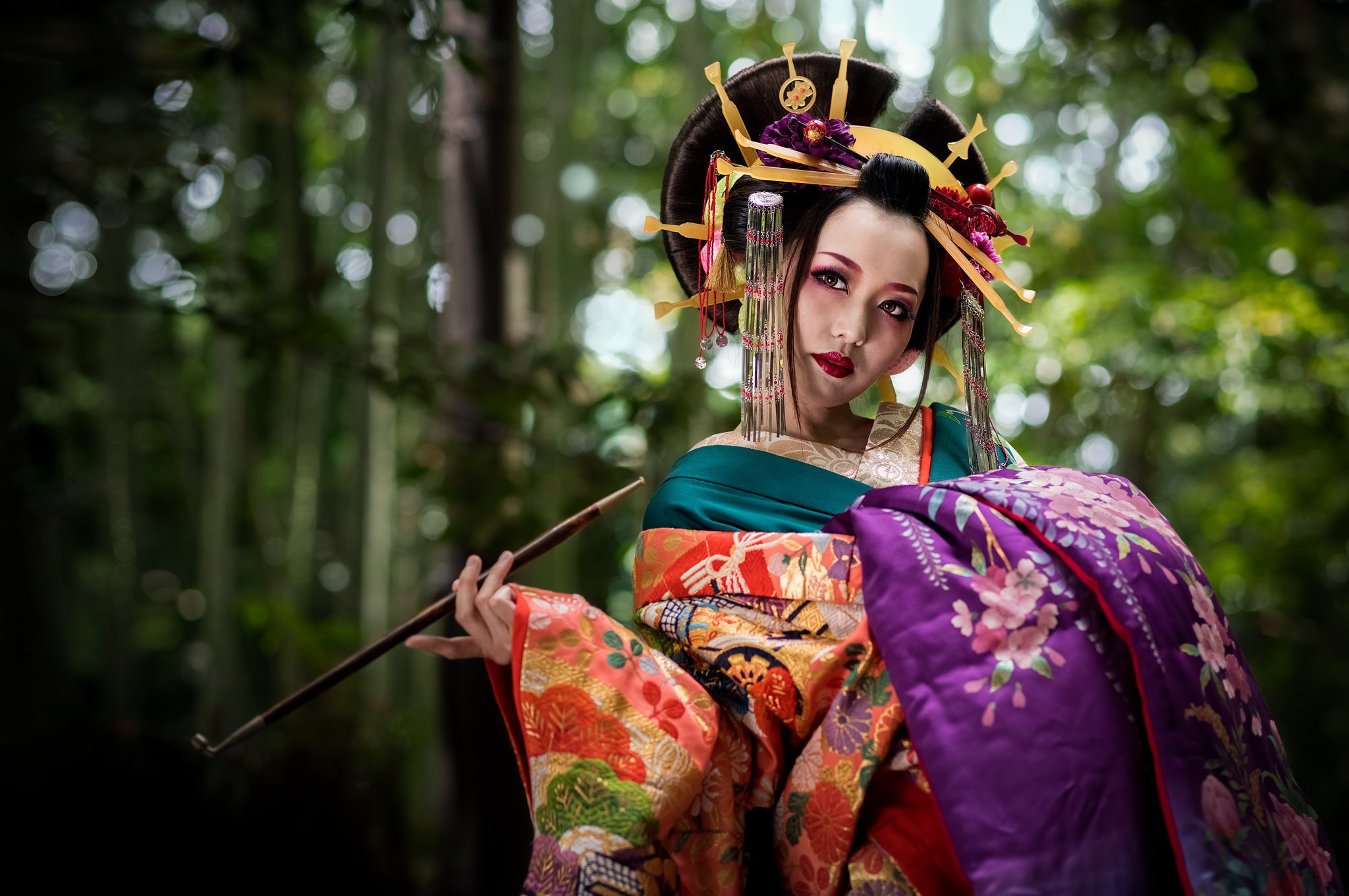 Women Geisha HD Wallpaper | Background Image
