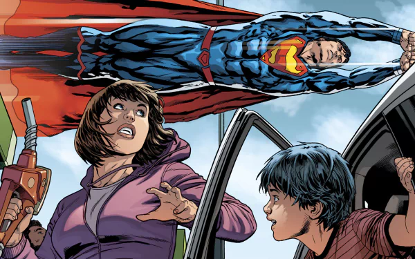 Clark Kent Jon Kent Lois Lane superhero DC Comics Comic Superman HD Desktop Wallpaper | Background Image