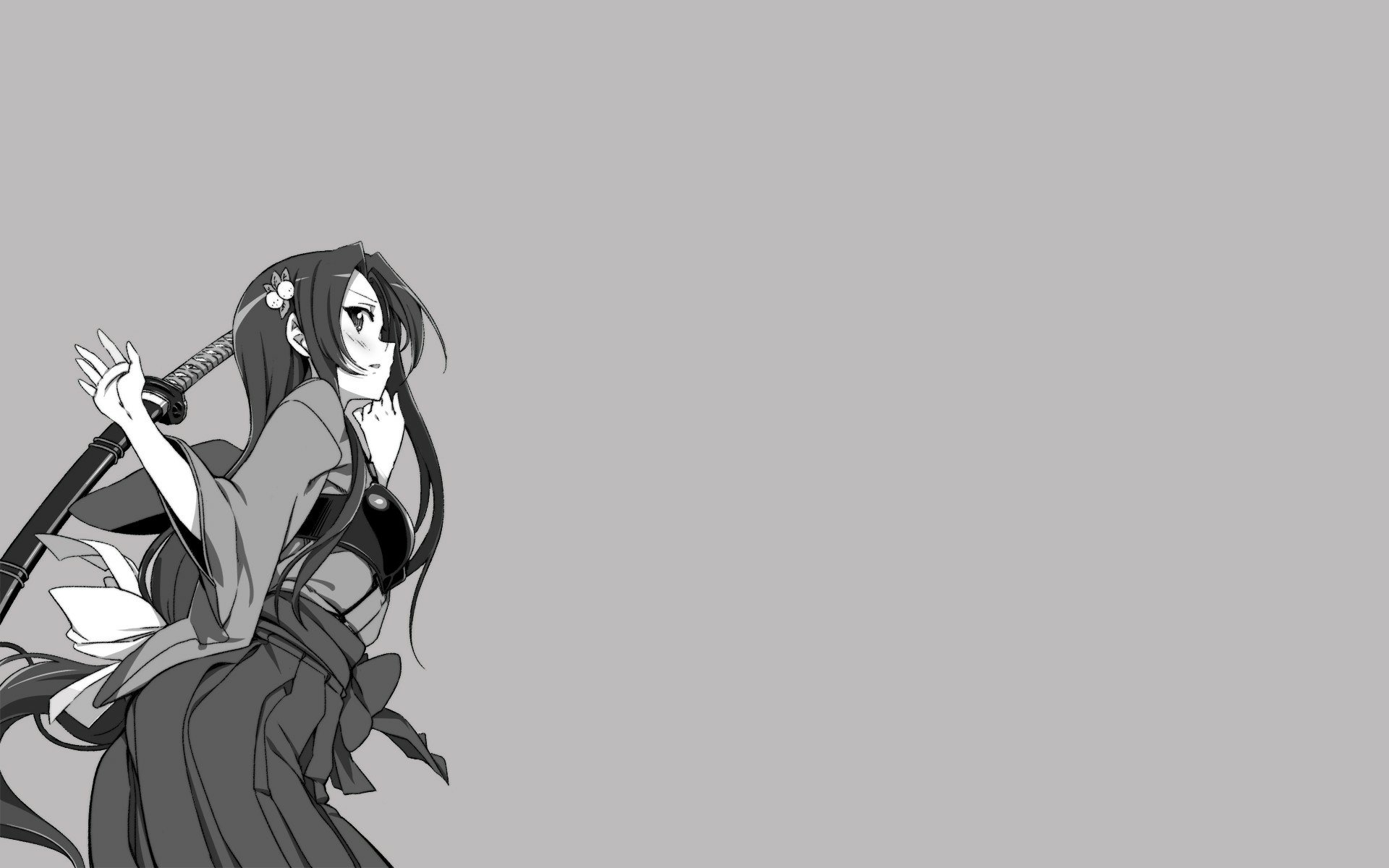 Download Monochrome Anime Oda Nobuna No Yabou HD Wallpaper