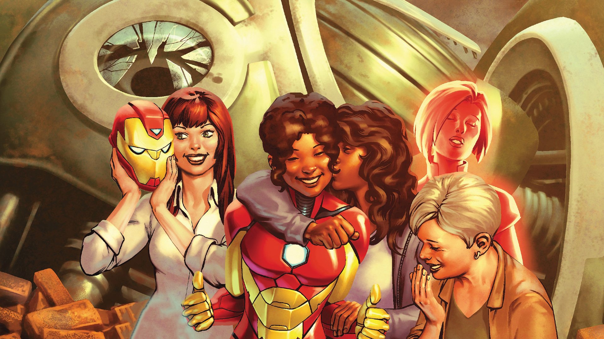 Download Riri Williams Ironheart (Marvel Comics) Comic Iron Man HD Wallpaper
