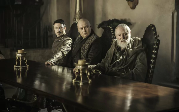 Julian Glover Pycelle (Game of Thrones) Conleth Hill Lord Varys Aidan Gillen Petyr Baelish TV Show Game Of Thrones HD Desktop Wallpaper | Background Image