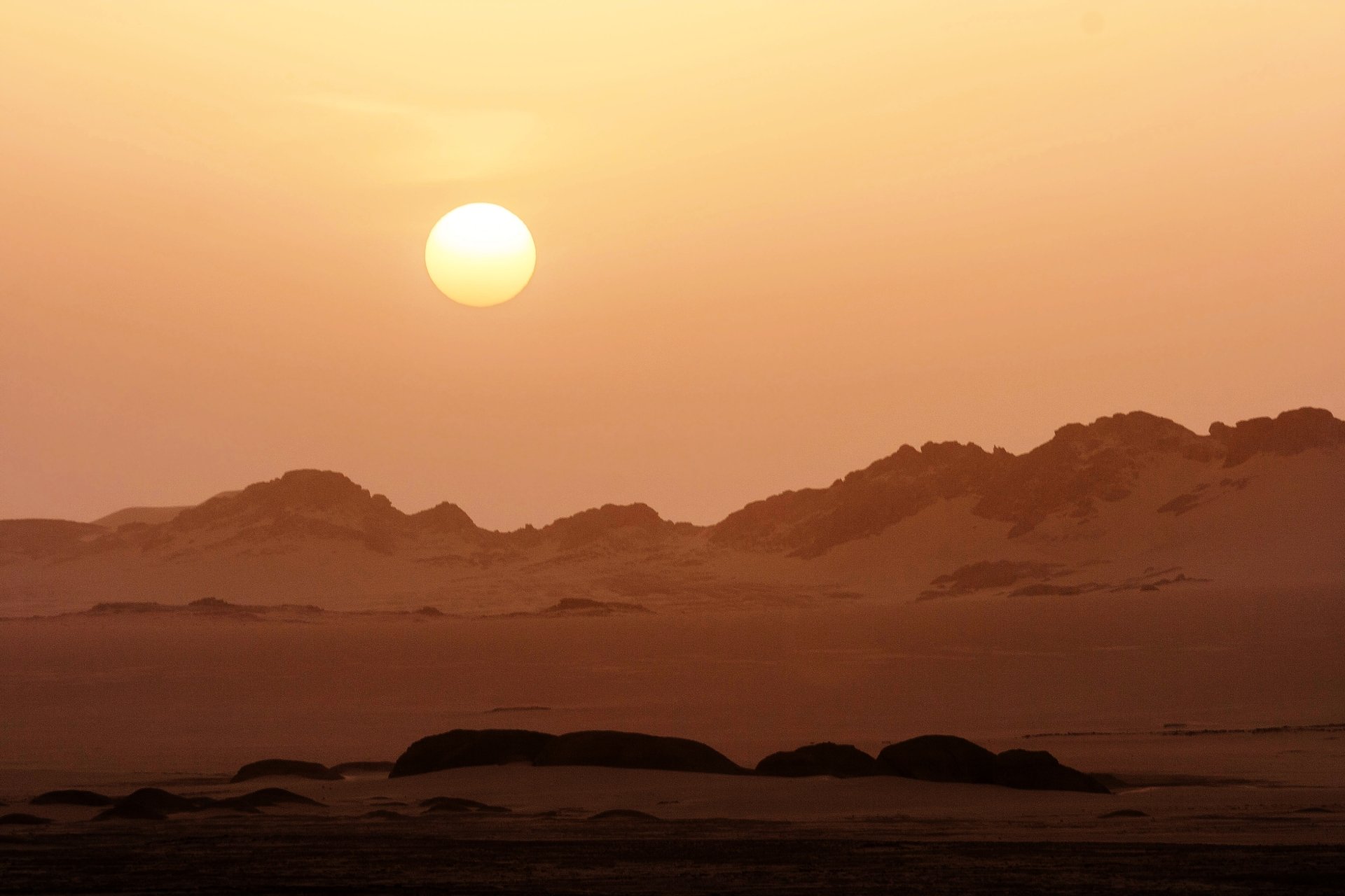 Download Sunset Tassili N'Ajjer Tadrart Sand Sahara National Park Sand ...
