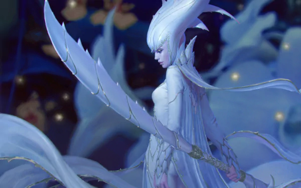 spear woman warrior fantasy HD Desktop Wallpaper | Background Image