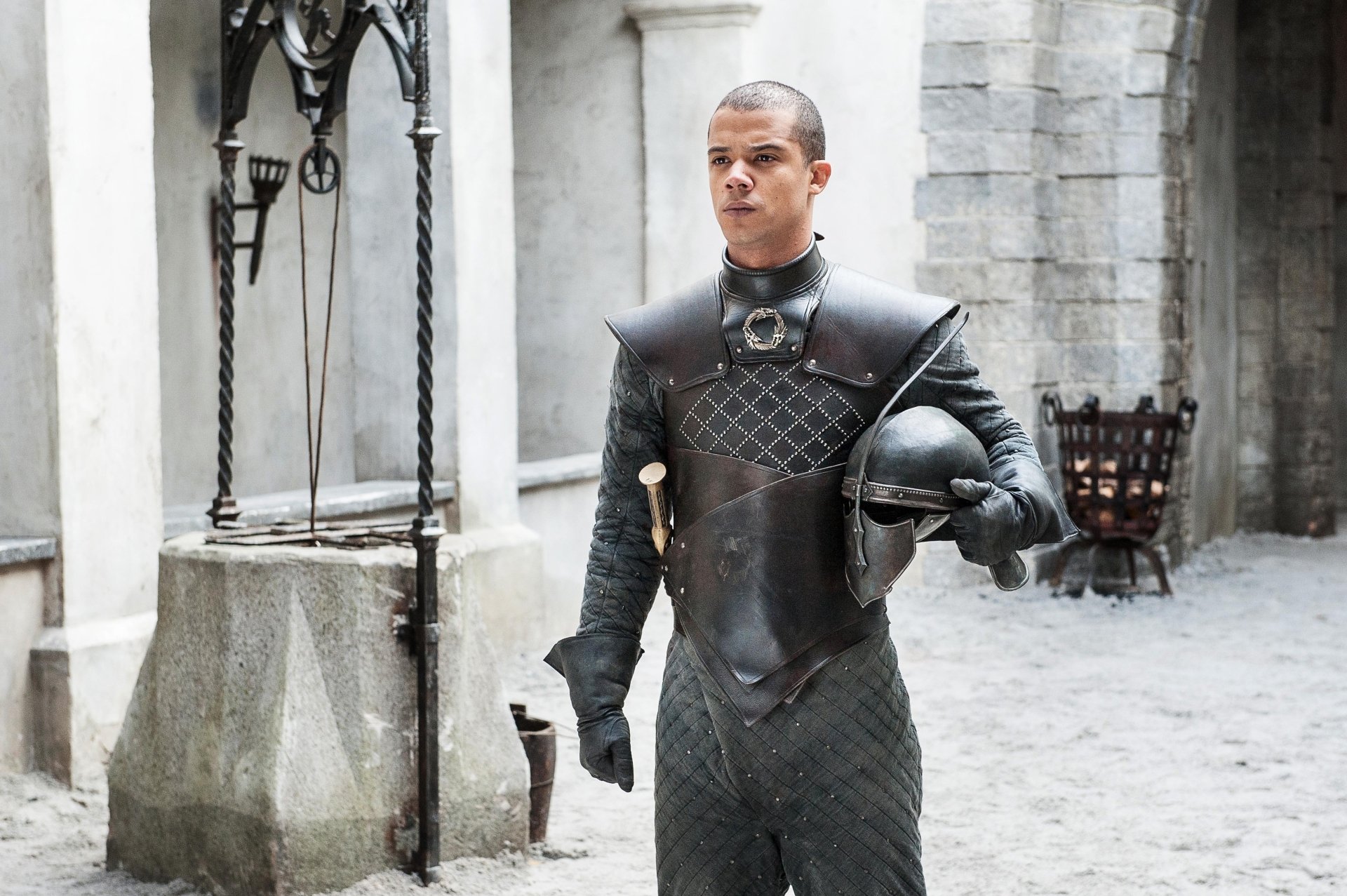Download Jacob Anderson Grey Worm TV Show Game Of Thrones 4k Ultra HD Wallpaper