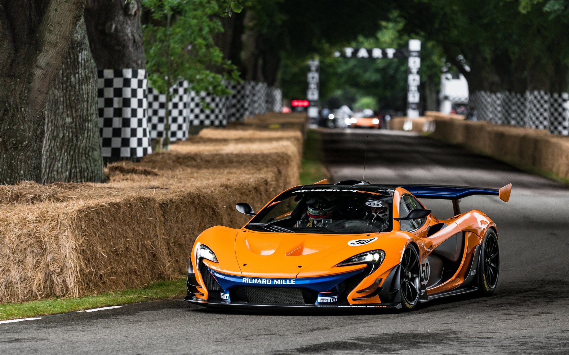 Download Orange Car Supercar Race Car Car McLaren Vehicle McLaren P1 HD ...