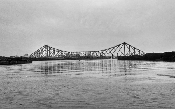 Man Made Bridge Bridges Black & White HD Wallpaper | Background Image