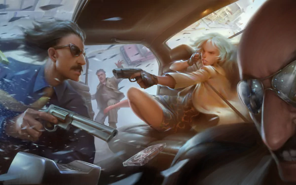 gun movie Atomic Blonde HD Desktop Wallpaper | Background Image