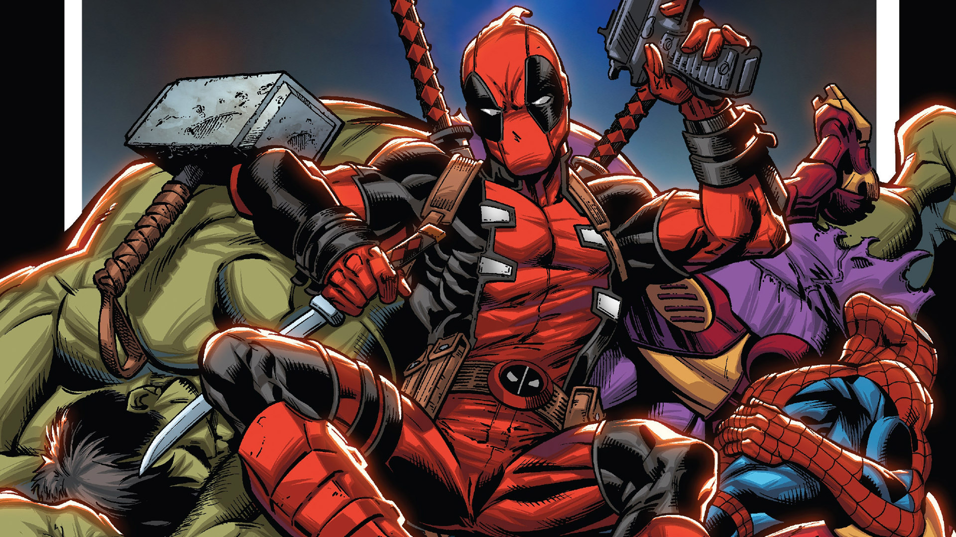 Download Comic Deadpool HD Wallpaper