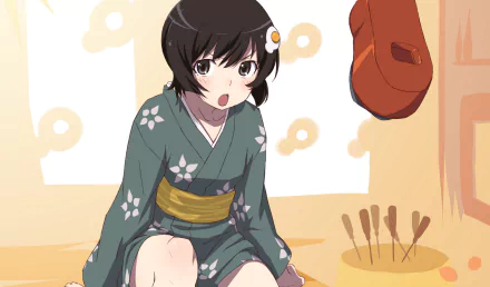 Bakemonogatari Tsukihi Araragi Anime Monogatari (Series) HD Desktop Wallpaper | Background Image