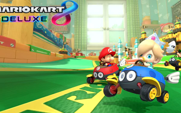  Mario Kart 8 Deluxe Baby Mario, Baby Luigi &amp; Baby Rosalina Wallpaper
