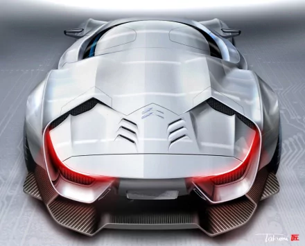 HD desktop wallpaper of a sleek silver Citroën GT concept car showcasing futuristic design and aerodynamic features.