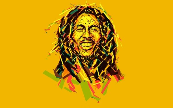 Music Bob Marley Smile Face Colors Jamaican Singer HD Wallpaper | Background Image