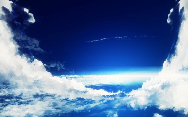 Anime Original Cloud Sky HD Wallpaper | Background Image