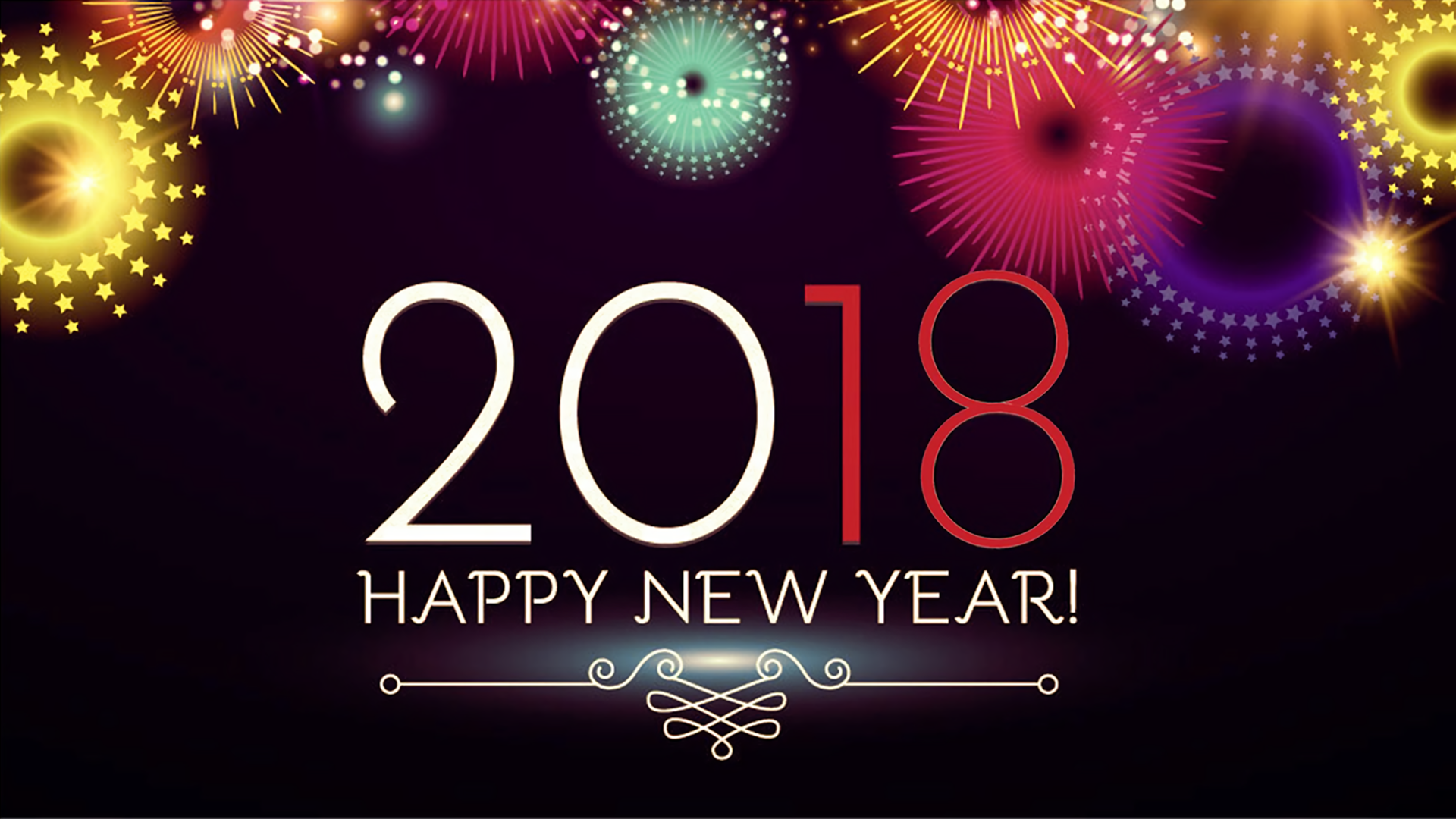 Happy new year 2018 Vector Image - 2078851 | StockUnlimited