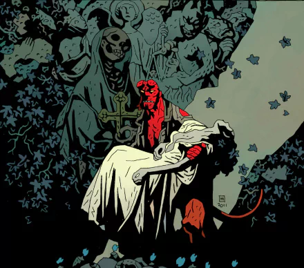 Comic Hellboy HD Desktop Wallpaper | Background Image