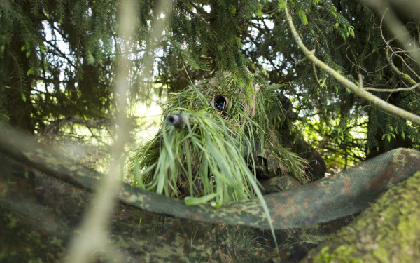 camouflage soldier military sniper HD Desktop Wallpaper | Background Image