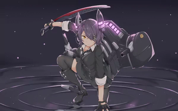 Tenryuu (Kancolle) Anime Kantai Collection HD Desktop Wallpaper | Background Image