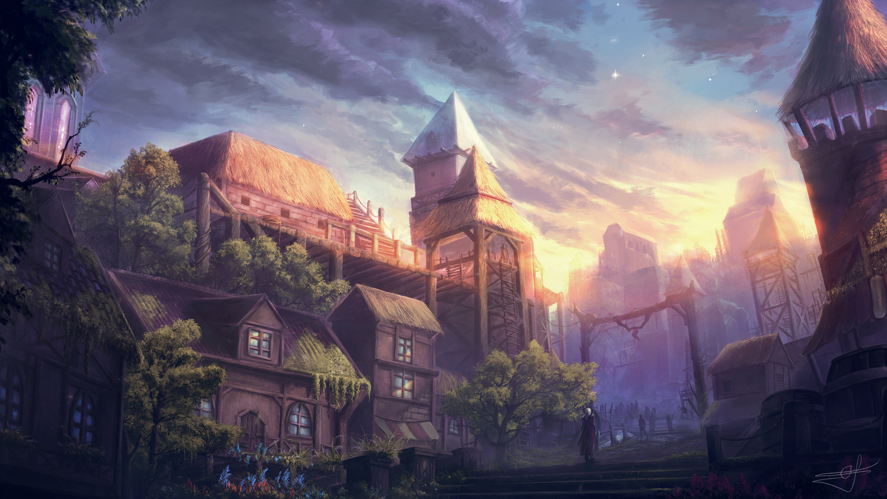 Fantasy City Wallpaper