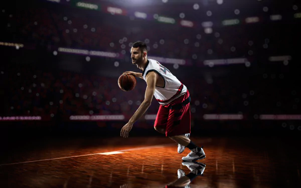 basketball Sports HD Desktop Wallpaper | Background Image