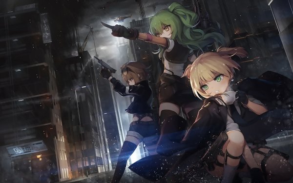 Video Game Girls Frontline M950A Grizzly MkV Welrod MK II HD Wallpaper | Background Image