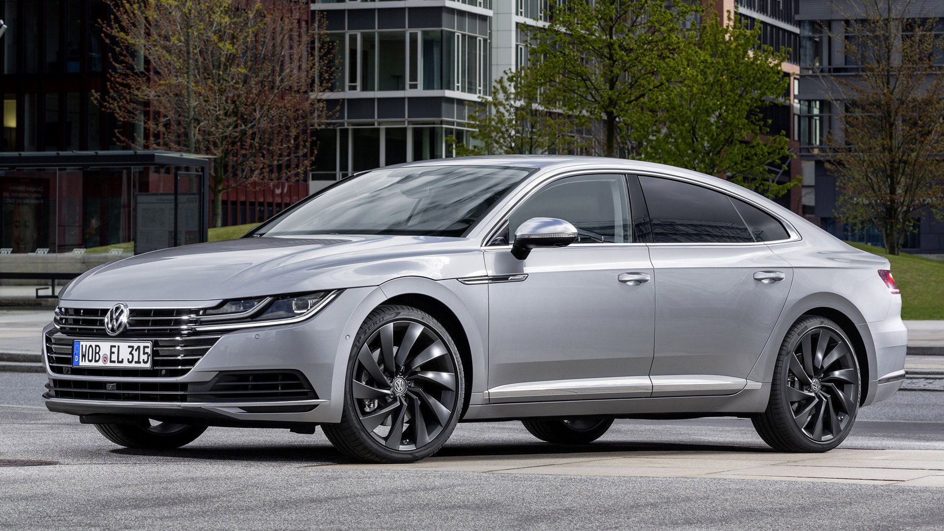 Download Car Silver Car Sedan Vehicle Volkswagen Arteon HD Wallpaper