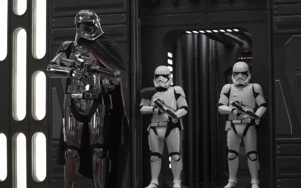 stormtrooper Captain Phasma movie Star Wars: The Last Jedi HD Desktop Wallpaper | Background Image