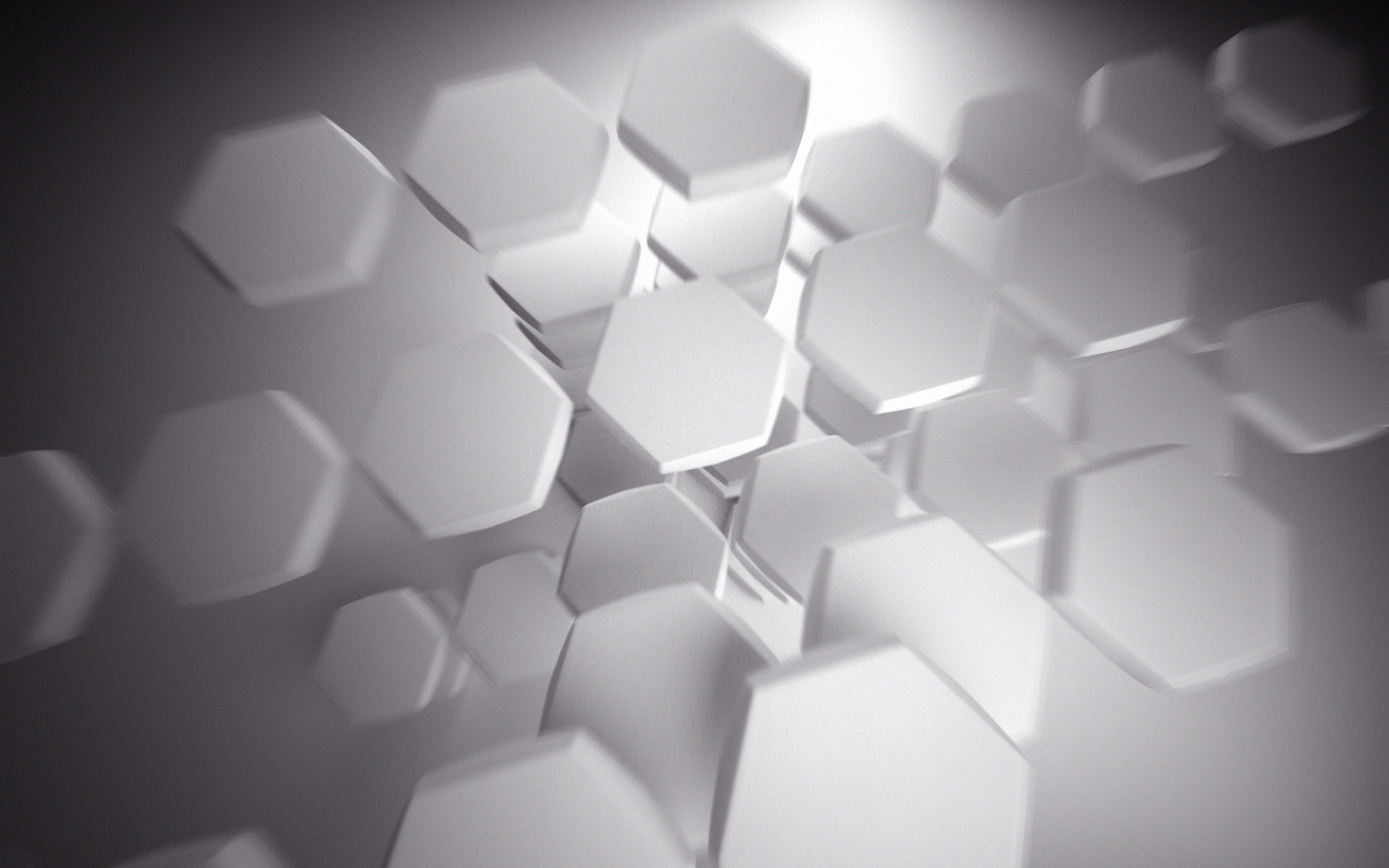 Colorful 3D geometric shapes create a captivating pattern in this vibrant desktop wallpaper.