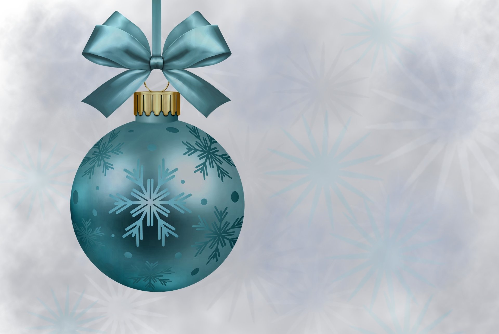 Blue Christmas Bauble by Marisa04
