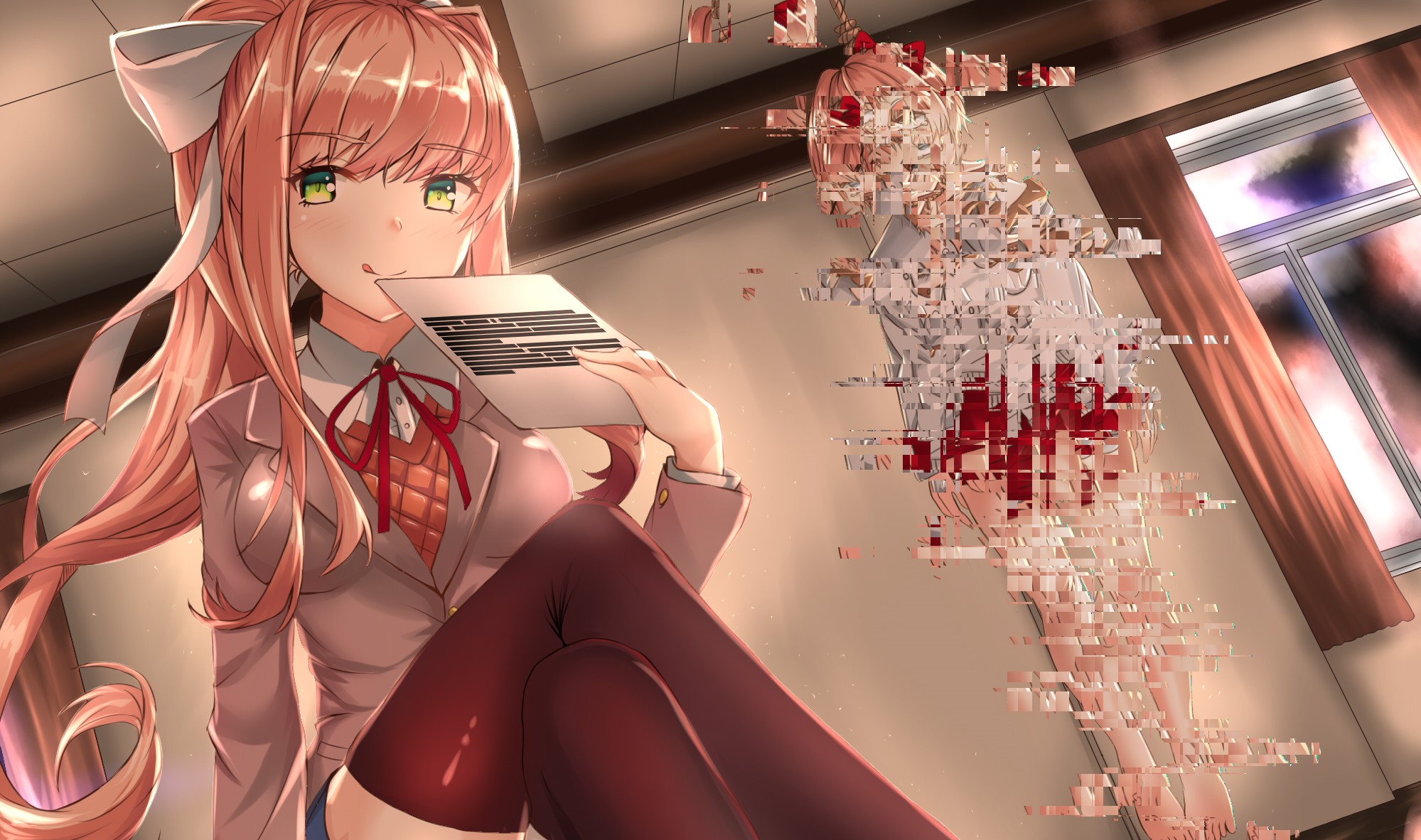 Doki Doki Literature Club Hd Wallpaper Background Image 1999x11 Id 7714 Wallpaper Abyss