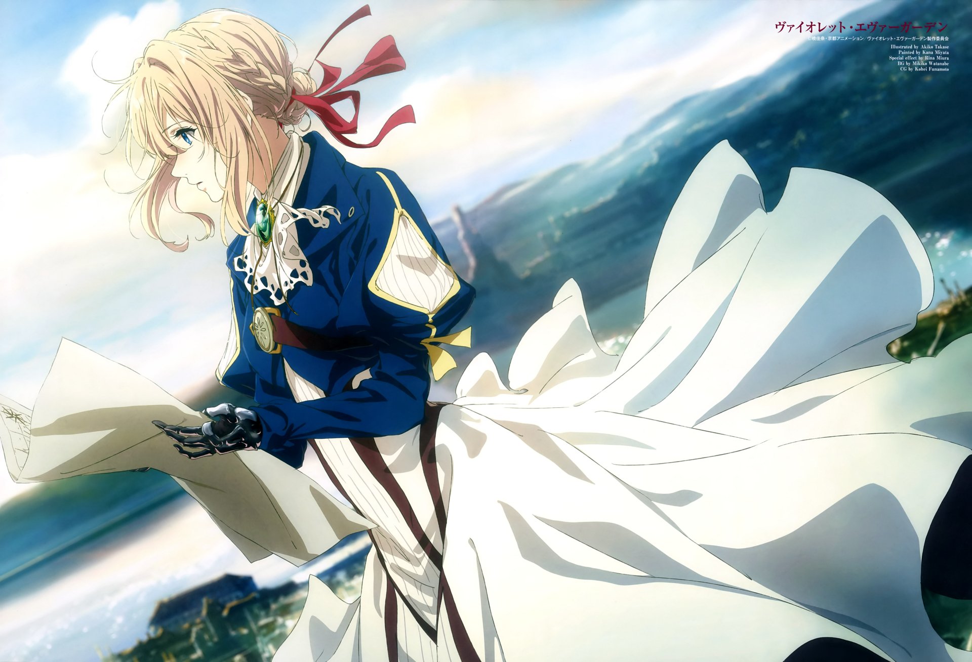 Violet Evergarden in Elegance - 4K Ultra HD Wallpaper