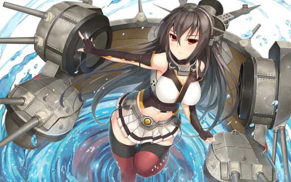 Nagato (Kancolle) Anime Kantai Collection HD Desktop Wallpaper | Background Image