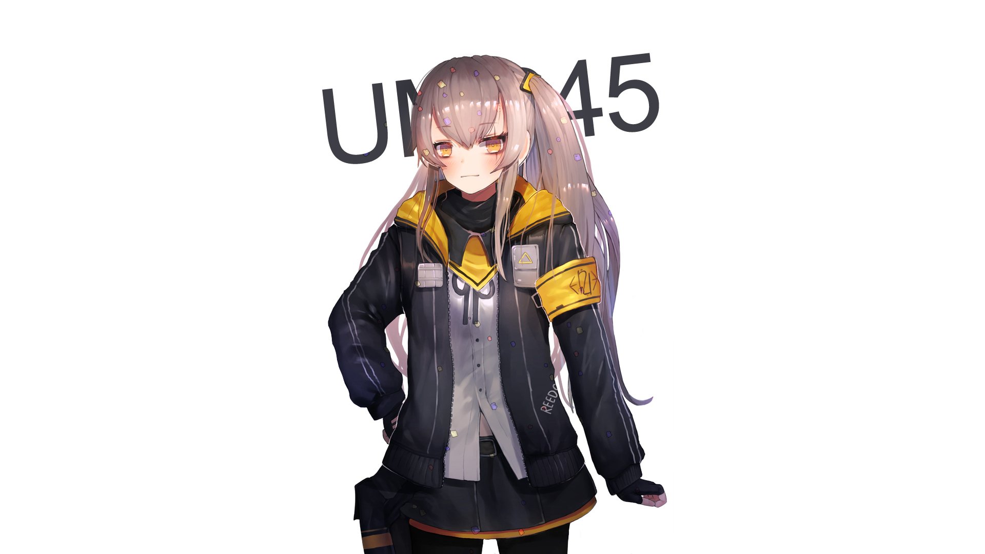 Download UMP45 (Girls Frontline) Video Game Girls Frontline HD Wallpaper by Dohwa / 桃花