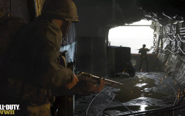 video game Call of Duty: WWII HD Desktop Wallpaper | Background Image