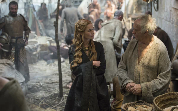 Jonathan Pryce Lena Headey High Sparrow Cersei Lannister TV Show Game Of Thrones HD Desktop Wallpaper | Background Image