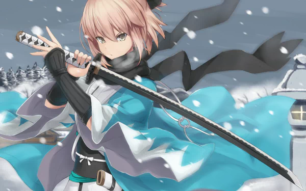 Sakura Saber Anime Fate/Grand Order HD Desktop Wallpaper | Background Image