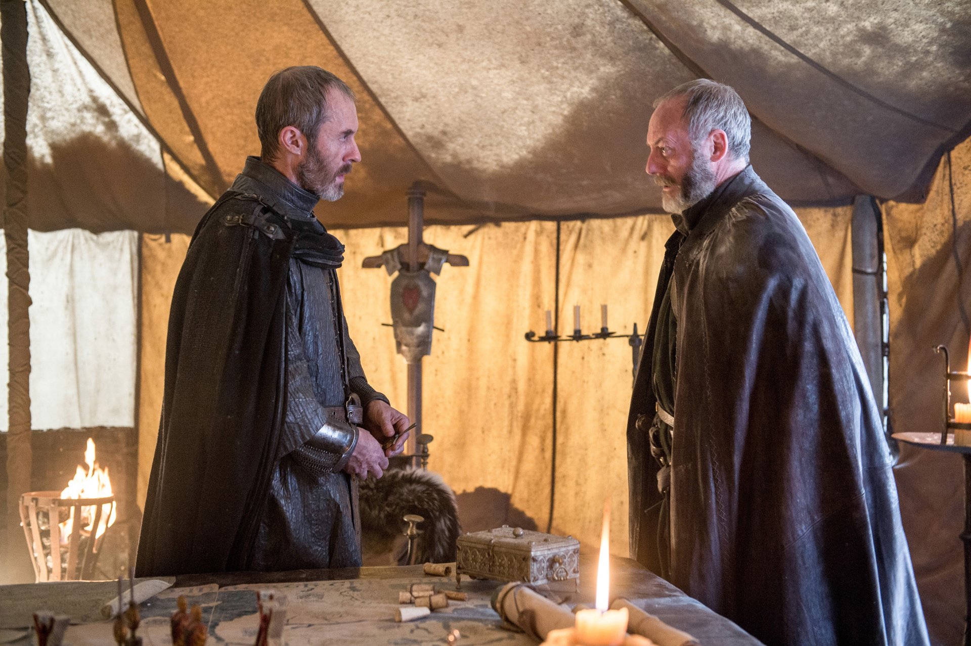 Download Stephen Dillane Liam Cunningham Davos Seaworth Stannis Baratheon TV Show Game Of Thrones HD Wallpaper