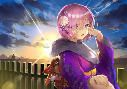 Mashu Kyrielight Anime Fate/Grand Order HD Desktop Wallpaper | Background Image