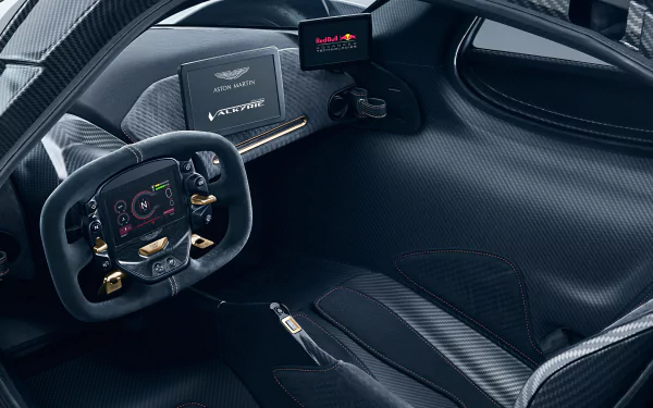 interior hybrid car supercar Aston Martin vehicle Aston Martin Valkyrie HD Desktop Wallpaper | Background Image