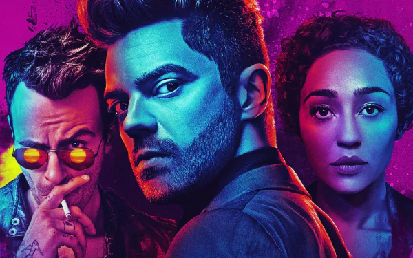 Tulip O'Hare Ruth Negga Cassidy (Preacher) Joseph Gilgun Dominic Cooper Jesse Custer smoking TV Show preacher HD Desktop Wallpaper | Background Image