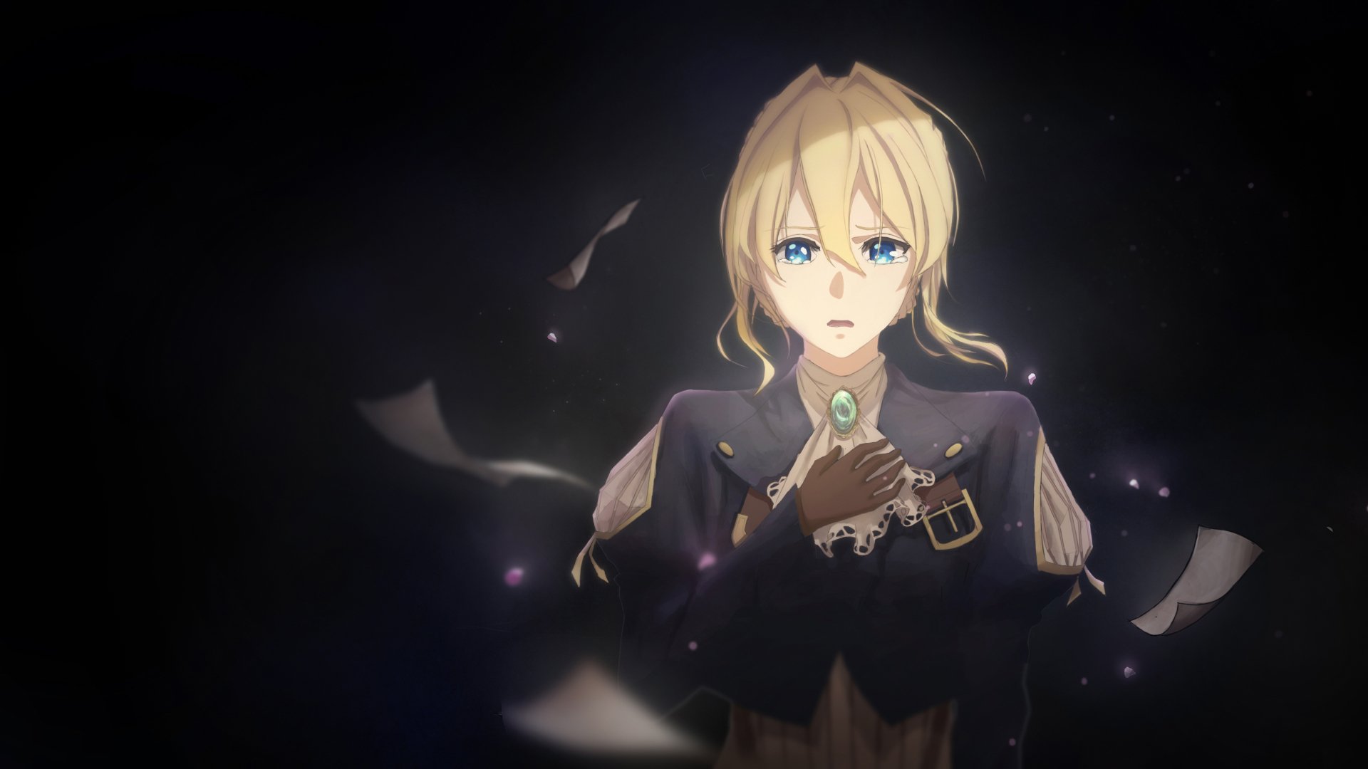 Anime Violet Evergarden 4k Ultra HD Wallpaper by 大藤子