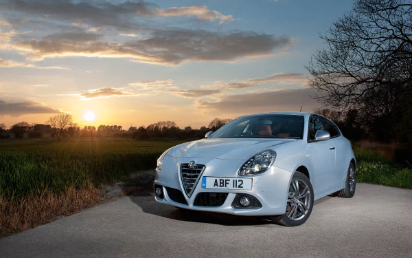 sunrise car Alfa Romeo vehicle alfa romeo giulietta HD Desktop Wallpaper | Background Image