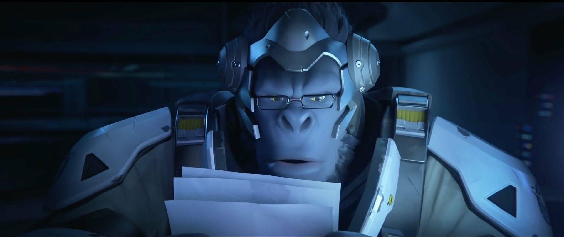 Download Winston (Overwatch) Video Game Overwatch HD Wallpaper