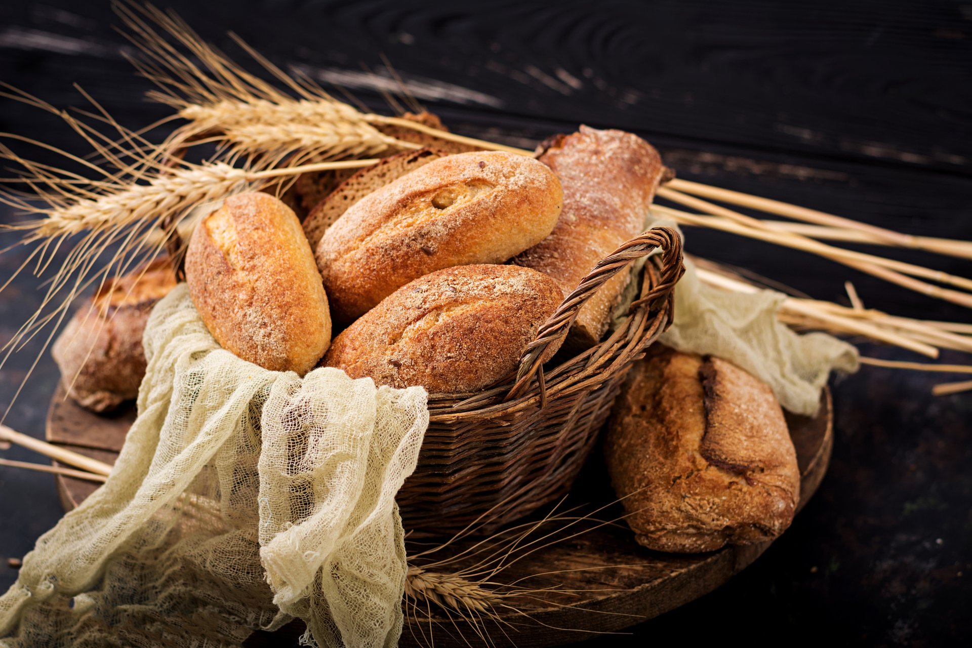 Download Basket Still Life Baking Food Bread 4k Ultra Hd Wallpaper 7482