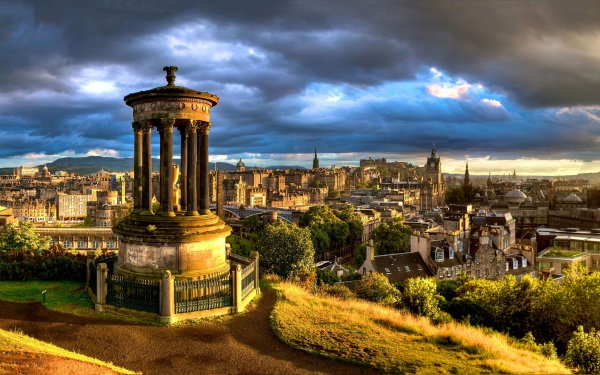 Man Made Edinburgh Cities United Kingdom HD Wallpaper | Background Image