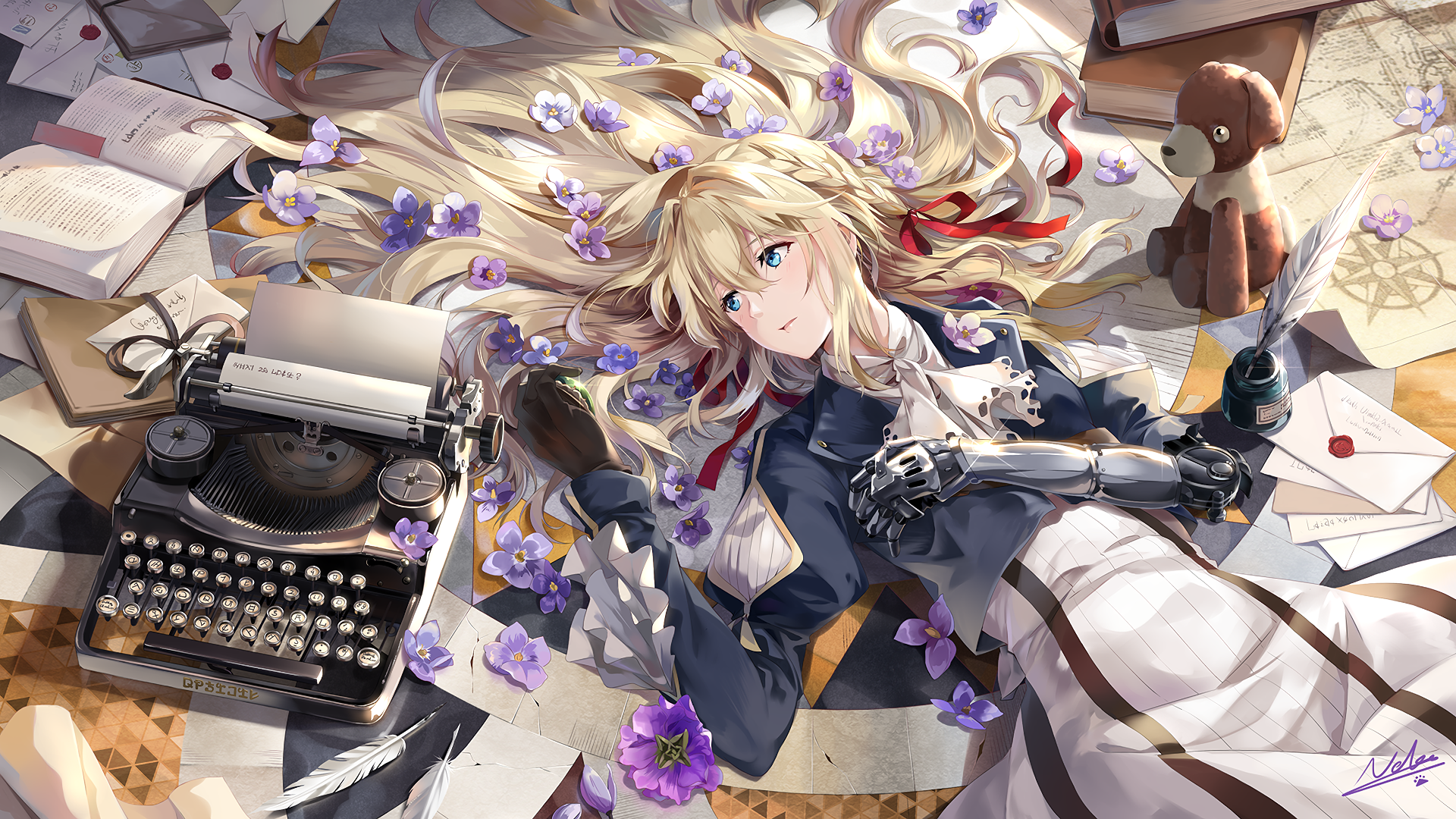 Anime Violet Evergarden Art HD Anime 4k Wallpapers Images Backgrounds  Photos and Pictures